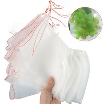 블루베리 방조망 고추 그물망 호박 오이 참외 보호망 20100pcs 정원 가방 식물 씨앗 캐리어 가방 곤충 장벽 과일 모기 버그 곤충 장벽 새 조류 제어, 100개