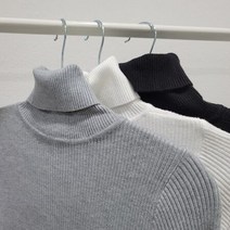 여성골지니트탑 이너 터틀넥티