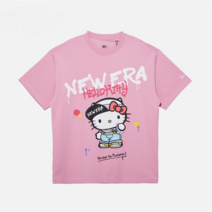 뉴에라 헬로 키티 반팔 리미티드 티셔츠 행사 제품 쎄일 제품