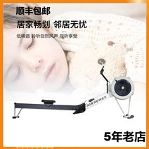 실내 바람과 물 저항 로잉 머신 가정용 상업용 피트니스 요가 드래곤 보트 접이식 사일런트 랜드 에르고 미터, [02] 하이 엔드 화이트