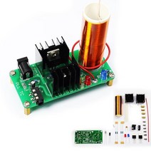 테슬라 코일 Diy 전자 뮤지컬 키트 18v 2a 3.5mm 오디오 커넥터 diy 납땜 프로젝트 물리학 실험, 없음, 한개옵션0