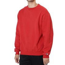챔피온 재팬 남성 베이직 로고 맨투맨 크루넥 긴소매 티셔츠