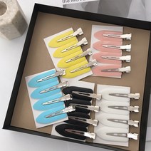 디와이컴퍼니 백스테이지핀 잔머리정리핀 앞 옆 머리핀 머리고정핀 4P, 화이트, 1개
