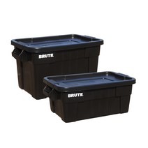 [러버메이드] 브루트 토트박스 블랙 (53L/14G) (75L/20G) 9S3000 9S3100 2116215 2137749, 53L, 1개