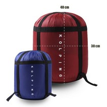 콜핑 동계용 웰론충전재 캠핑침낭3438U, 1개, 네이비