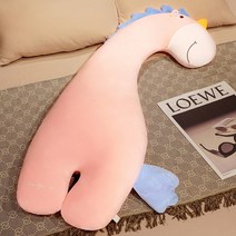 안녕 나는 귀여운 애착인형 기린 긴 베개 침대 다리 전용 쿠션 머리 분리 세탁 큰, 05 유독설적 담력 탈부착 가능