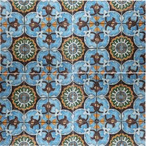 타일닷컴 북유럽 패턴타일 95-D타입(95x95mm) 현관 주방 욕실 타일, 7. 95mm/95D-06(300mm/모자이크타입)1장