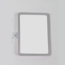 창고 랙 안내판 A4-화이트 자석판 철재설치 물류 선반 표지판 이름표, 1개, 화이트