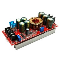 DC 컨버터 모듈 차량용 변환 통신 가변 전압 1200W / 25A DC 전압 컨버터 부스트 가변 모듈 DC-DC 10V -60V, 02 1200W