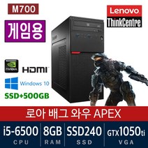 레노버 Lenovo M700, 기본형, M700/i5-6500/8G/SSD240+500/GTX1050ti/Win10