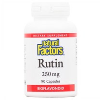 네추럴 팩터스 Rutin 루틴 250mg 90정 정 품 제 품