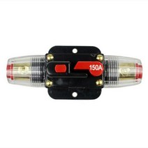 1260V DC AMP 회로 차단기 20A 30A 40A 50A 60A 80A 100A 자동차 인라인 교체 퓨즈 리셋 인버터 홀더 page 스타일 수리 어댑터, 파란