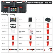 2023 Autel MP808BT PRO 키트 자동차 진단 도구 OBD2 양방향 스캐너 ECU 코딩 VAG 가이드 38 + 서비스 PK MP808 S, CHINA_MP808BT PRO KIT | 태국