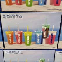 솔트레인 컬러체인징 리유저블 콜드컵 6입