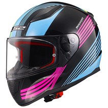 LS2 헬멧 풀 페이스 래피드 스트리트 헬멧, Gloss Blue Red White_3X-Large