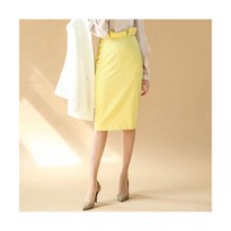 [스커트홀릭] SK1206 D.체 N 튤립 쉬크라인 미디 스커트