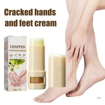 풋크림 발크림 안티 드라이 크랙 스틱 뒤꿈치 금이 간 수리 ​​제거 죽은 피부 손 케어, 없음