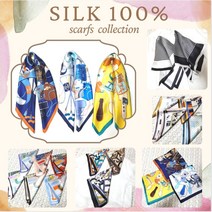 Jujuu 실크100% 53cm*53cm 트윌리스카프 명품스카프 쁘띠스카프 머리끈 미니스카프 폴리아님 part4