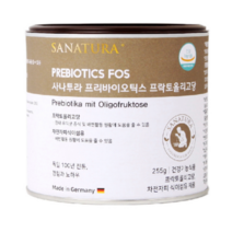 독일 고순도 프리미엄 프락토올리고당 프리 바이오틱스 분말 유산균 여성 여자 임신준비 다이어트 영양제 고함량 차전자피 식이섬유 장건강 유산균먹이 복부 당질 탄수화물 컷팅제, 1통, 255g