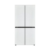 LG 디오스 오브제컬렉션 메탈 5도어 냉장고 (M874MWW152S), 화이트+화이트