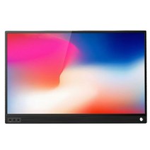 휴대용 서브 모니터 15.6 인치 usb c 유형 c hdmi 호환 무선 fhd 화면 for iphone 13 ipad macbook 안드로이드 스위치 ps5, 없음
