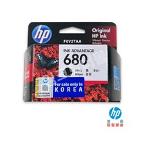 HP 정품잉크(No.680) F6V27AA 검정 / F6V26AA 3색컬러 D2135 3635 3835 4535 4675