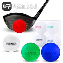 4p 야간 골프 핫템 LED 발광 골프공 초보골퍼 홀인원기념 입문자볼 필드용, LED볼4구패키지_그린
