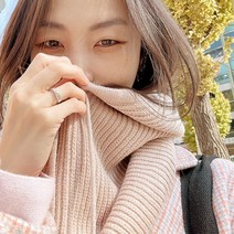피칸데코 니트 바라클라바 남녀공용 방한 후드넥워머