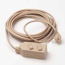 탄생 전기연장선 리드선 캠핑 멀티탭 2구 3구 베이지, 1개, 2구 9M