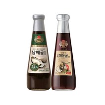 (상온)백설 남해굴소스350gx1개+남해 매운굴소스350gx1개, 1세트