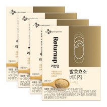 CJ 리턴업 발효효소 베이직 30포 x 4박스