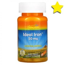 Thompson Ideal 철분제 철분 아이언 Iron 50 mg 60 정