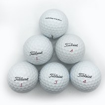 타이틀리스트 pro v1x 화이트 A-급 50알 3피스 4피스 인기있는 비재생 로스트볼 창고직영