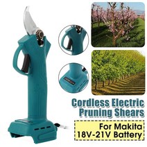 무선 충전 전지가위 독일 전동 가위 다목적 고지 원예 나무 makita 18v-21v 배터리 포함되지 않음 전기 pruner 가지 치기 정원 분재 분기 커터 공구