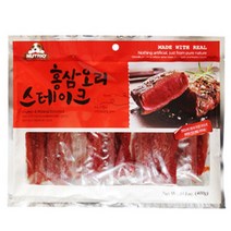 400g 면연력 애견간식 홍삼 오리 스테이크 스트레스완화 영양 댕댕이 칭찬 기호성 노즈워크 건강챙기기