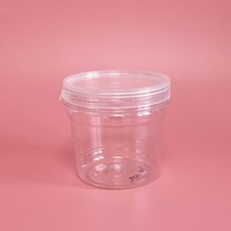 (50개) PET 세이프티 원터치 광구 페트용기 다이소 반찬 쌀 잡곡 젓갈 소분 통