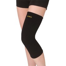 디앤엠 #885 긴무릎보호대 33cm 블랙 천연울 보온효과, 검정