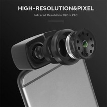 열화상카메라 열감지카메라 발열체크기 누수 탐지기 적외선 HT 열화상 C타입 201 안드로이드 휴대폰용 수중, 02=HT-101