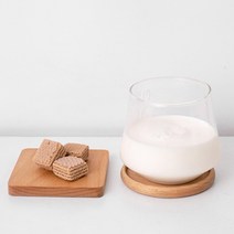 홈까페 나무 우드 원목 커피 종이컵 찻잔 컵받침 홀더, 상품선택, 1-티코스터-원형