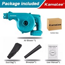 낙엽청소기 부로아 에어청소기 충전 무선송풍기 바람청소기 브로워 브로아, TYPE A No Battery, EU