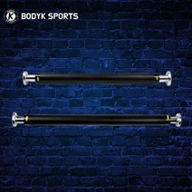 BODYKSPORTS 문틀철봉 가정용 실내 문철봉 문틈 방문 집 철봉 풀업바 턱걸이 운동 기구 바 봉, G. 바디크 네오킹 세이프 장축(블랙)