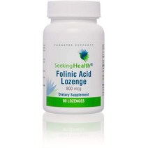 Seeking Health Folinic Acid Lozenge 시킹 헬스 폴리닌산 로렌지 엽산 800mcg 60로렌지, 수량, 상세참조