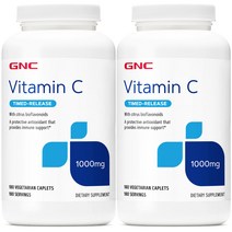 GNC 비타민C 1000mg 180캡슐, 2개, 180정