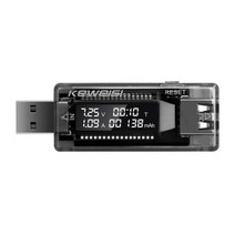 저항성누설전류계 검전기 비접촉검전기 8 in1 QC20 30 430v 전력 USB 용량 전압 테스터 전류 측정기 모니터 전압계 전류계 40, D 3 IN 1+80*160 미리메터