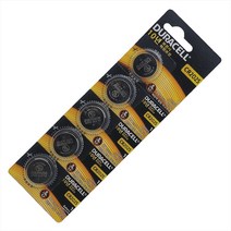듀라셀 DURACELL 리튬배터리 CR2025 코인형 건전지 - 5알 / 자동차 리모콘 배터리