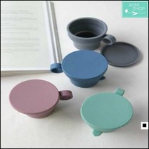 음료컵 접이식 실리콘컵 캠핑컵 휴대용컵 등산컵 사무실컵, 그레이