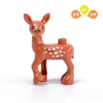 요고요 듀플로 호환 동물 사람 공룡 피규어, A.동물-33. 사슴