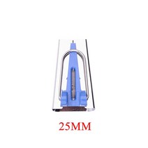 재단가위 가죽가위 가죽카빙 Poolin-패브릭 바이어스 테이프 메이커 1 개 6MM/9MM/12MM/18MM/25MM DIY 바느질 퀼트 패치워크 도구 가정용 액세서리, Blue