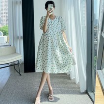 키작맘 하객 봄 오 임산복 롱 원 룩 여름 임산부 임산부원