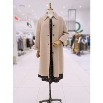 [써스데이아일랜드] 스탠카라 싱글 모직 롱코트 T228ACT533W(1338530)